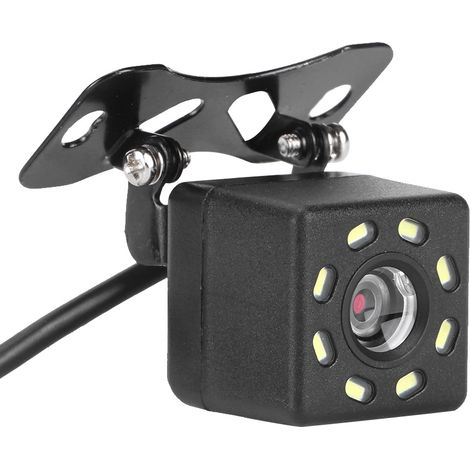 Caméra de recul Voiture IP68 Étanche 8 LED Vision Nocturne Stationnement Aide au stationnement Caméra de marche arrière (1/5)