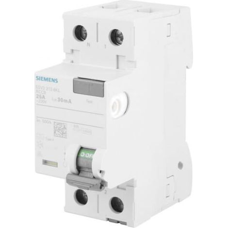 Disyuntor diferencial tipo A 2P 25A 003A Izquierdo 30mA SENTRON 5SV33126KL