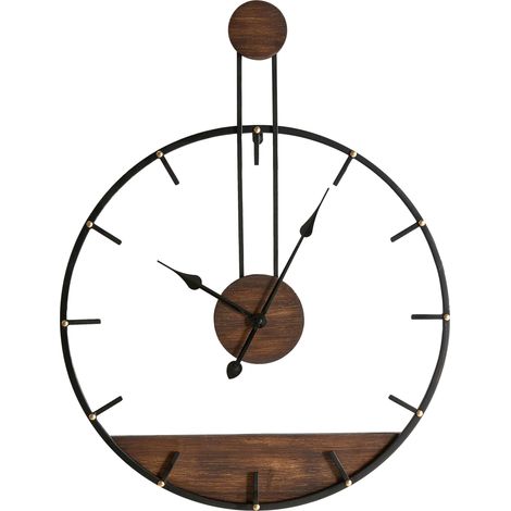 Wanduhr TAUGON 60 cm Metall Schwarz (1/5)