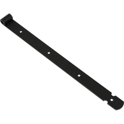 Ladenband schwarz 60 cm gerade Halbmond - pro Stück