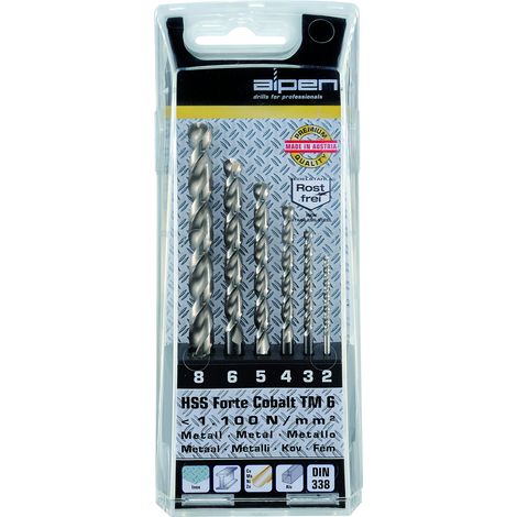 Alpen Punta per Trapano  HSS Cobalt Forte TM 6 (1/4)
