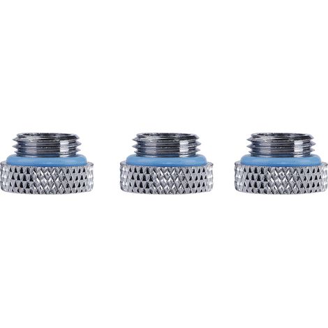 3 Pièces Bouchon Droit Filetage G1/4 pour Refroidissement à Eau PC, Arrêt Réservoir (1/5)
