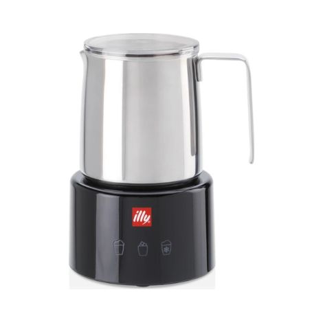 Illy Milk Frother 23760 Montalatte Scaldalatte Nero Acciaio inox