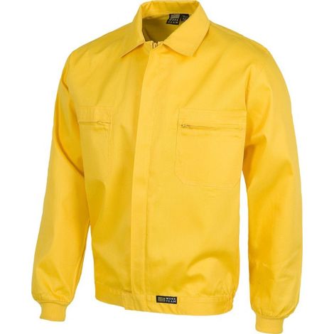 Cazadora básica con cierre de cremallera de nylon oculta WORKTEAM B1102 66 Amarillo (1/3)