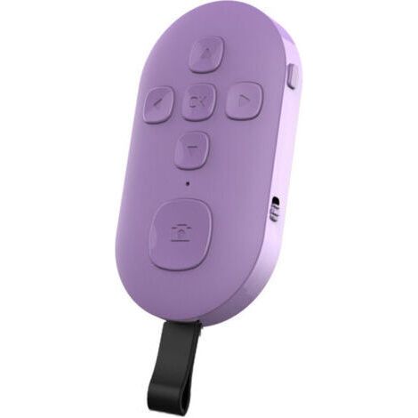 FENOPLASTICATélécommande Bluetooth pour téléphone portable, grand modèle de chargement à 7 boutons, prise de photo sans fil, auto-enregistrement, retournement de vidéo, portable, violet (1/4)
