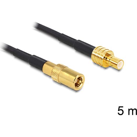 Delock antenna cable smb plug  smb jack rg-174 5 m