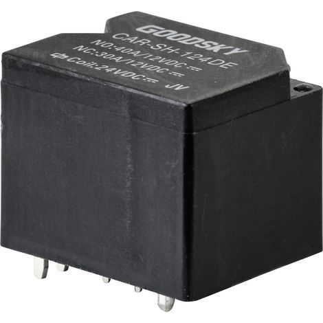 GoodSky CAR-SH-124DE Kfz-Relais 24 V/DC 40 A 1 Wechsler Tray