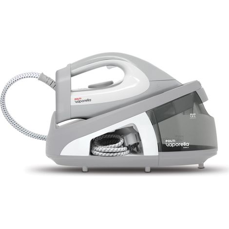Polti VS10.09 2200 W 1,5 l Keramik-Bügelsohle Grau, Weiß