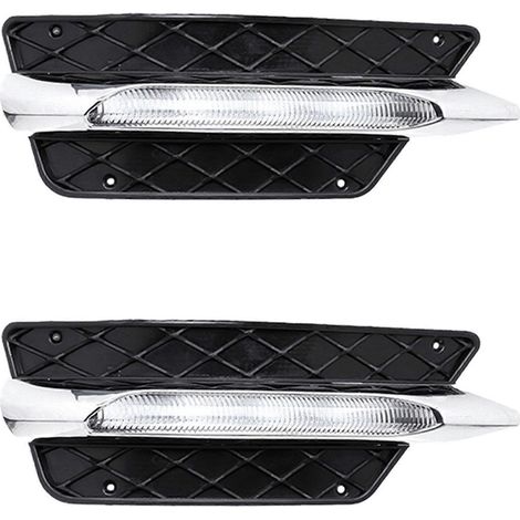 feux de jour à LED pour pare-chocs avant (DRL) avec moulure et antibrouillards intégrés, pour Mercedes-Benz W204 (2012-2014), côté droit. (1/5)