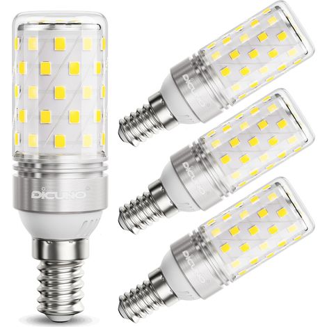 Ampoule LED E14, 8W Équiv. 100W halogène, 6000K, 1000lm, Lot de 4E14 8W Equivalent 100W / 6000k Blanc Froid - 4 Unité (1/5)
