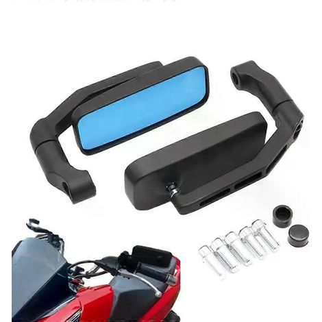 Motorrad-Seitenspiegel, universelle Lenkerhalterung, verstellbarer, klarer Lenker-Seitenrückspiegel für JXLGV (1/5)