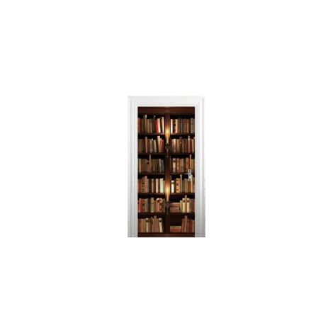 – Sticker porte 3D trompe l'œil – Autocollant amovible imperméable – Décoration intérieure pour portes et murs – Impression haute résolution-Crezuo