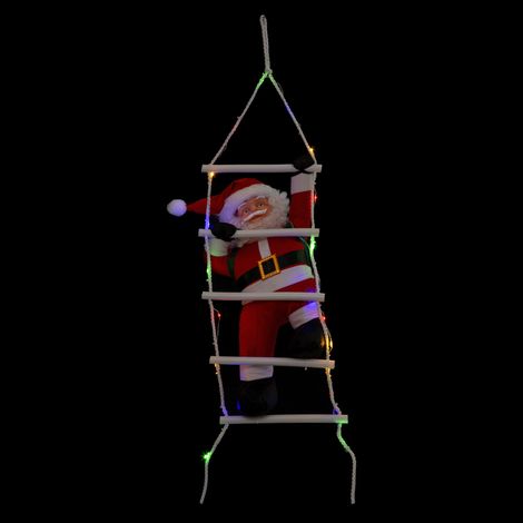 Feeric Lights Père Noël Échelle Multicolore 23x13x70 cm LED (1/3)