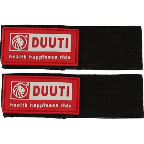 DUUTI 2er-Pack elastische Fahrrad-Gamaschen, Sicherheitsgurte, Beinbänder, Fahrradausrüstung (Rot) (1/5)
