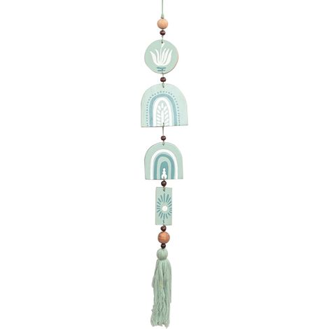 Signes Grimalt Hanging Holzanhänger  Grüner Anhänger - 65x11x2cm