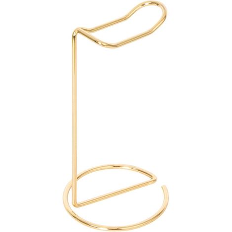 Soporte metálico para auriculares - Organizador de mesa y escritorio (Dorado) (1/5)
