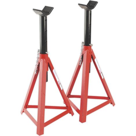 Sealey Premier Axle Stands (Pair) 2.5 Tonne Capacity per Stand Medium Height AS3000