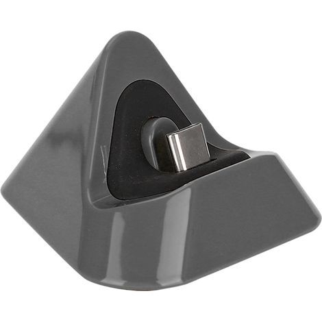 Base de chargement triangulaire portable de type C avec fond métallique pour Switch / Lite Host (Gris) (1/5)