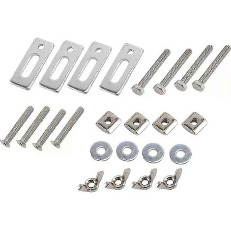 4er-Pack Mini-T-Nut-Niederhalter-Sets für T-Nut-Maschinen, kompatibel mit 3018-PRO, 3018-PROVer und 1810-PRO CNC-Fräsmaschinen (JXLGV)