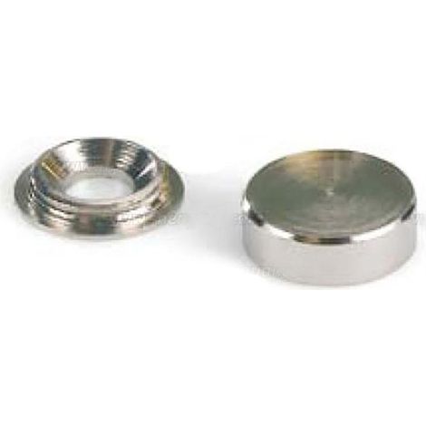 Embellecedor laton niquel liso 16mm. marca EHL