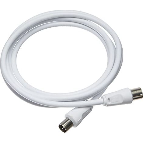 Cavo coassiale Hama 75 Ω 1,5 m Maschio → Femmina Bianco (1/3)