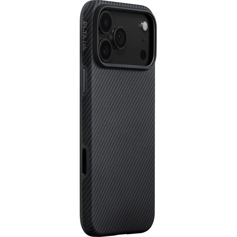 Funda Pitaka Aramid UltraGuard MagSafe para iPhone 17 Pro Max Negra y Gris (1/5)