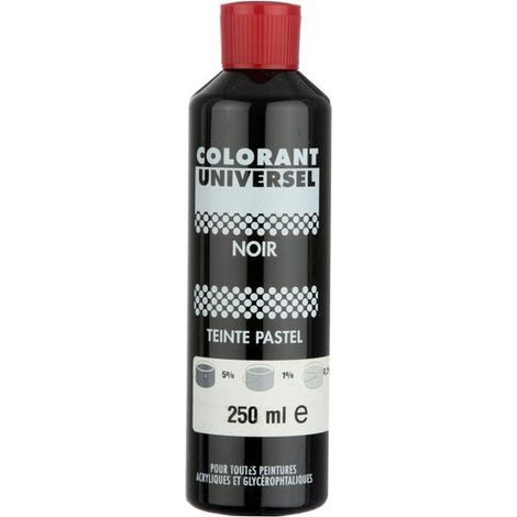 Colorante universale 250 ml nero Centrale Brico