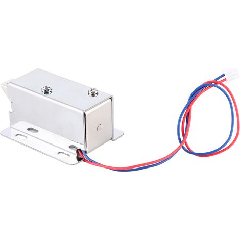 Cerradura eléctrica mini de 12 V para armarios, puertas y cajones.