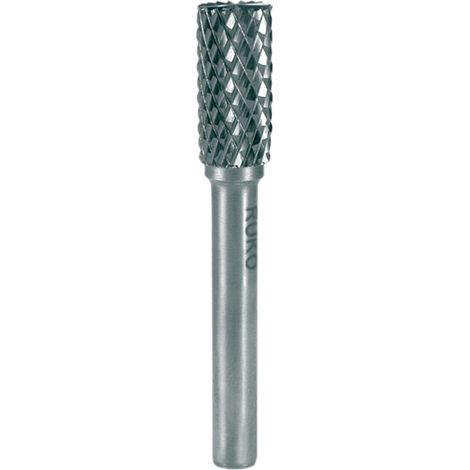 RUKO Fraise carbure ZYAS Ø 3 mm Longueur de tête 14 mm Ø de queue 3 mm brillante Denture KVZ 4 avec face frontale - 116047 (1/2)