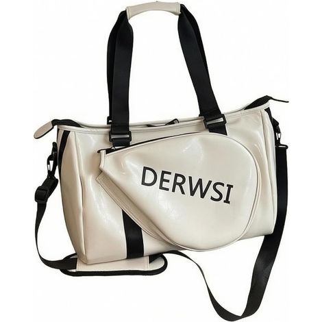 Quilted Duffel Bag, 42 × 23 × 28 cm, Off-White (1/5)