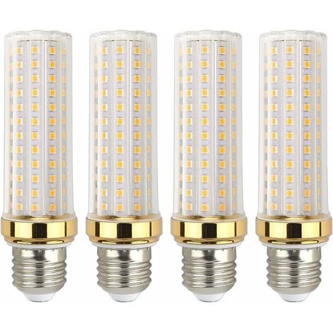 E27 LED-Lampe, 20 W, warmweiß, entspricht einer E27 150-W-Halogenlampe, warmweiße LED-Lampe für Garage/Atelier, 4er-Pack