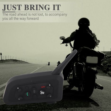 Deux ensembles de casques d'intercom Bluetooth EJEAS V6 Pro 800M pour moto (pour 6 personnes) (1/5)