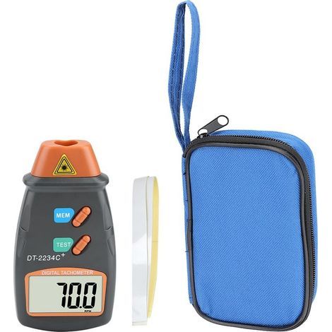 Tachymètre Laser portatif numérique, testeur de RPM sans Contact, outil de compteur de vitesse (1/5)