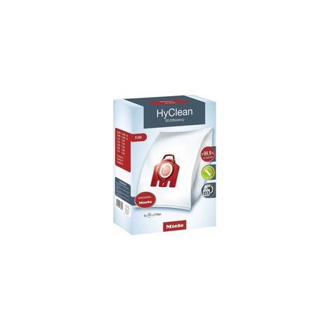 Sacs d'aspirateur Miele HyClean 3D Efficiency FJM – Filtration 99,9% – Fermeture automatique – Lot de 4 sacs pour aspirateurs Miele (1/5)