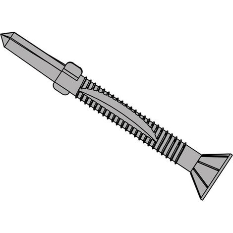ForgeFix TechFast Timber to Steel CSK/Wing Screw No.5 Tip 5.5 x 65mm Box 100 FORTFC5565H (1/3)