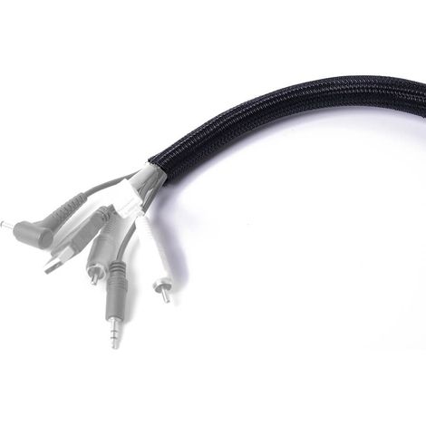 Desire2 deskmate guaina per cavi 4 m chiusura in velcro nera