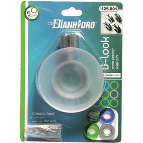 PORTA SAPONE SERIE D-LOOK Cromo