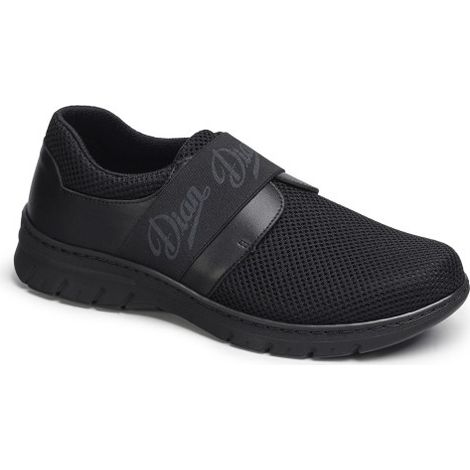Zapatilla tipo blucher con cierre de elástico superior SIENA TEX 38 Negro (1/5)
