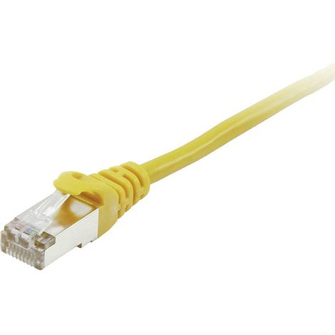 Equip 605560 RJ45 Câble réseau, câble patch CAT 6 S/FTP 1.00 m jaune contacts dorés 1 pc(s) X916352