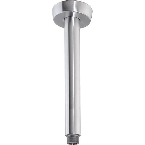 tube raccord plafond tete de douche DN15(1/2") L : 200mm inox inox poli (1/2)