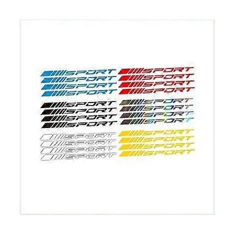 Lot de 6 autocollants pour jantes de voiture de course (1/5)