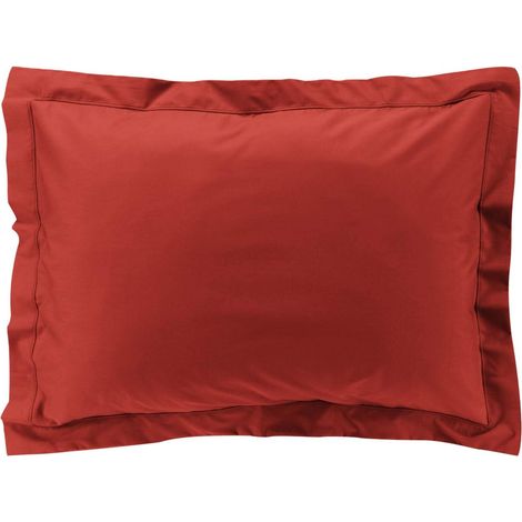 Taie d'oreiller rectangle 50x70 cm - Percale 100% coton - Tomette