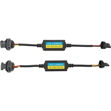 décodeurs de feux stop 12 V, anti-scintillement et correcteur d'erreur pour feux stop à connecteur 7443 T20 (1/5)