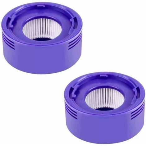 Lntyq Lot de 2 filtres lavables de rechange compatibles avec Dyson V7 V8 Animal Absolute Motorhead Aspirateur sans câble Post-Moteur (1/4)