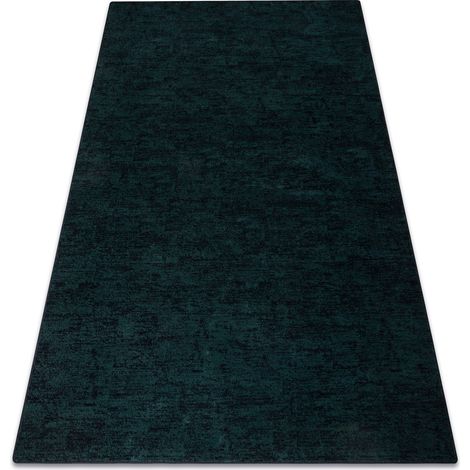 Tappeto di lana OMEGA DUKE Melange smeraldo verde / nero green 200x300 cm