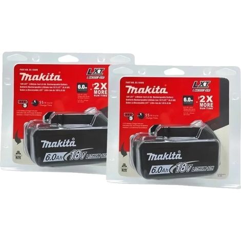 Batería recargable, 18V 6000mAh, compatible con diversas herramientas eléctricas, MAX 6Ah x2 (1/2)