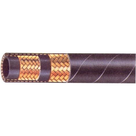 Flexible hydraulique 2SN 5/16' – Pression maximale 350 bars – Durabilité accrue avec 2 tresses – Applications industrielles - DIN 2 SN