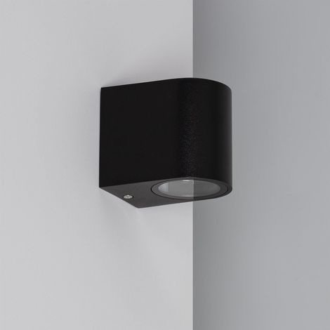 Applique da Parete per Esterni Alluminio Gala Nero