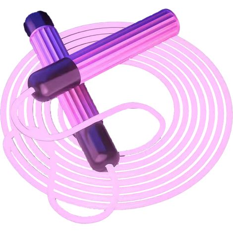 Corde à Sauter LED - Éclairage Multicolore - Pour Enfants et Adultes - 2,80 m - Avec Poignées Ergonomiques - 1 Pièce (1/5)