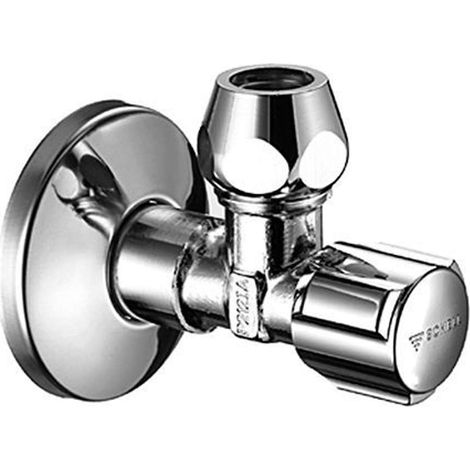 Valvola COMFORT ad angolo 1/2 pollice x 12 mm, con ASAG cromo SCHELL (1/2)